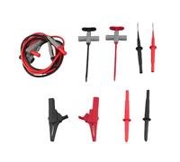 SVKMuuiYG 5PCS Multimeter Test Leads Kit,Electronic Test Lead Kit for Probe Needle clamp Set