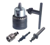 SVKVBNLNGK 0.6-6mm Precise Drill Chuck Converter 3/8inches -24UNF Thread Quick Change Adapter SDS-Plus Shank 1/4inches Hex Chuck(4pcs Set)