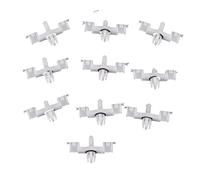 SVKVBNLNGK 10PCS Door Trim Strip Bar Threshold Pressure Plate Fixed Clip Fit For VW Volkswagen Touareg Porsche Cayenne Plastic Auto Fasteners Automobile plastic buckle