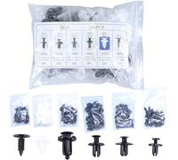 SVKVBNLNGK 6 Size Car Fastener Clip Fender Rivet Clips Body Push Pin Rivet Bumper Door Trim Panel Retainer Car Interior Accessories Clips Automobile plastic buckle(100Pcs)