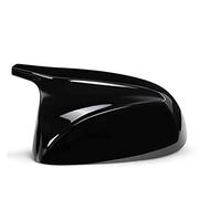 SVKVBNLNGK M Style Black Rearview Mirror Cover X3M Look Rearview Mirror Cover For Fit for BMW X3 G01 X4 G02 X5 G05 X6 G06 X7 G07 2018 2019 2020 Heating wing rearview mirror glass(Black-Right)