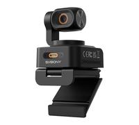 SVN W2 4K PTZ Webcam with 1/2" CMOS Sensor, AI Tracking & Auto-Framing, Gesture Control, HDR Video Camera with Dual Noise Canceling Mic, 6X Zoom, 340° Pan/180° Tilt for Streaming, Meetings & Creators