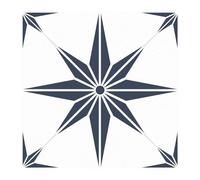 SVNOOC Peel & Stick Floor Stickers Self Adhesive 8" x 8" Removable Decorative Tile Stickers for Kitchen Bathroom Living Room Waterproof Vinyl Flooring 10 Pack (Dark Blue)
