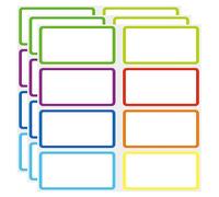 SVNOOC Reusable Dry Erase Labels, Sticky Notes for Office, School, Kitchen Supplies, All-Purpose Labels, Removable, Writeable and Washable (24 Pieces)