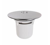 SVNR Shower Drain Cover, 90 mm / 115 mm Drain Cover, Removable ABS Drain Cover, Quick Water Drainage, Easy to Clean Shower Tray Cover (White)