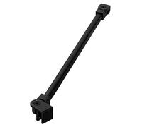 SVNR Stainless Steel Shower Screen Support Bar, 500mm,Rotatable by 180°Wall, 6-10mm Glass Thickness (Matte Black)