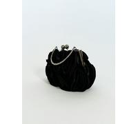 SVNX 3D Rose Clutch Bag in Black - One Size - Black