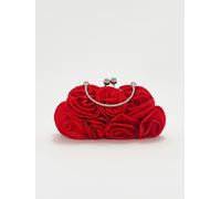SVNX 3D Rose Clutch Bag in Red - One Size - Red