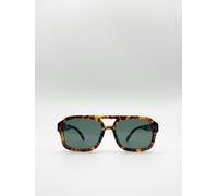SVNX 70's Navigator Sunglasses In Tortoiseshell - Tortoiseshell