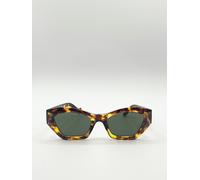 SVNX Angular frame cat eye sunglasses - One Size - Brown