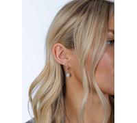 Svnx Baroque Pearl Earrings In Silver Silver One Size