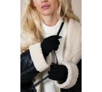 SVNX Basic Touch Screen Knitted Gloves In Black - Black - One Size