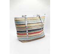 Svnx Beach Tote Bag In Multi Silver Multi One Size