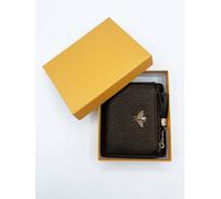 Svnx Bee Embellishment Purse In Dark Grey Dark Grey