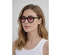 Svnx Bold Preppy Sunglasses In Green Green
