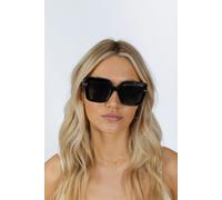 SVNX Bold Square Sunglasses in Black - Black - One Size
