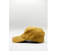 Svnx Borg Baseball Cap In Beige Beige One Size