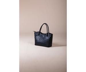 SVNX Braided Textured Crossbody Tote - One Size