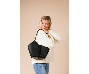 SVNX Briaded Tote Bag In Black - Black - One Size