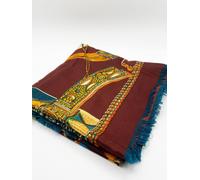 Svnx Brown Multi Print Scarf Brown One Size