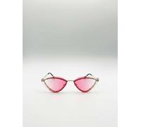 Svnx Cat-Eye Sunglasses In Pink Pink One Size