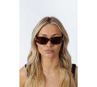 SVNX Cat-Eye Sunglasses with Side Detail in Tortoiseshell - One Size - TORTOISE