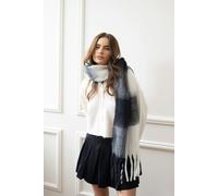 SVNX Chunky Black And White Check Scarf - Black and White - One Size