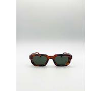 SVNX Chunky Retro Square Sunglasses in Brown SVNX Brown One Size