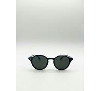 SVNX Classic Preppy Plastic Frame Sunglasses - Green - One Size