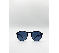 SVNX Classic Preppy Sunglasses With Key Hole Nosebridge in Black SVNX Black One Size