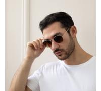 Svnx Classic Round Metal Frame Sunglasses In Gold Gold