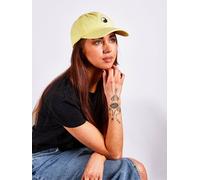 Svnx Cotton Baseball Cap With 'ying Yang' Embroidery In Lemon Yellow Yellow