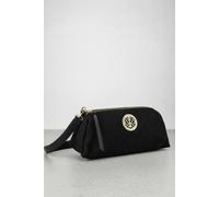 Svnx Crossbody Baguette Bag With Gold Detail In Black Black One Size