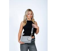 Svnx Crossbody With Coin Pouch In Grey Grey One Size