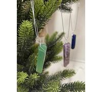 Svnx Crystal Christmas Tree Hanging Ornaments - 12 Pcs Multi One Size