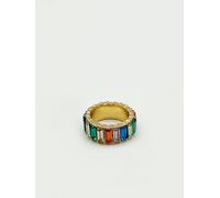 SVNX Crystal gem Ring in multicolour - M-L