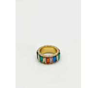 SVNX Crystal gem Ring in multicolour - S-M