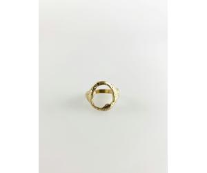 SVNX Cutout Signet Ring - S-M - Gold