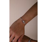 SVNX Double Ring Diamante Bracelet In Silver Colour - Gift Boxed - One Size