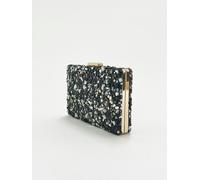 SVNX Embellished Clutch bag in Black Speckle - One Size - Black