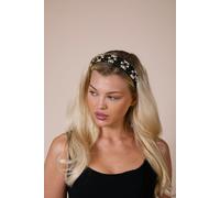 SVNX Embellished Crystal Headband In Black - One Size - Black