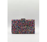 SVNX Embellished Square Clutch Bag in Multi - One Size - Multi