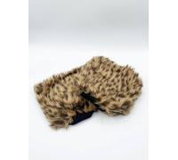 Svnx Faux Fur Boot Covers In Brown Brown