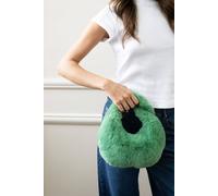 Svnx Faux Fur Soft Grab Bag In Green Green