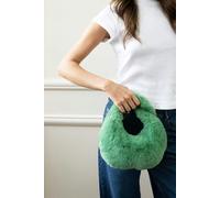 SVNX Faux Fur Soft Grab bag in Green - One Size - Green
