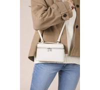 Svnx Faux Leather Crossbody Bag In Off White Off White