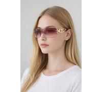 Svnx Flat Top Racer Rimless In Red Red