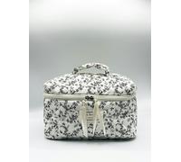 SVNX Floral Costmetic Tolietry Bag In Black White - Black White - One Size