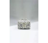 Svnx Floral Costmetic Tolietry Bag In White White One Size