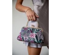 Svnx Floral Embroidered Clutch Bag Multi